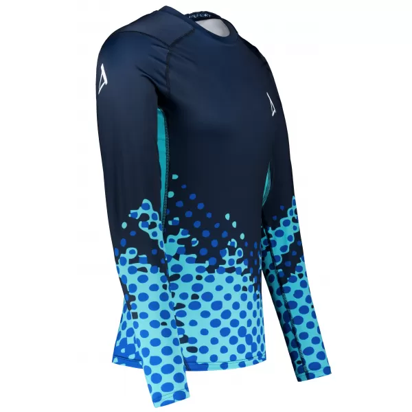  Tricou de compresie funcțională pentru bărbați cu premium cu mânecă lungă ALTISPORT VOJ/ALM109TR03 REGAL 