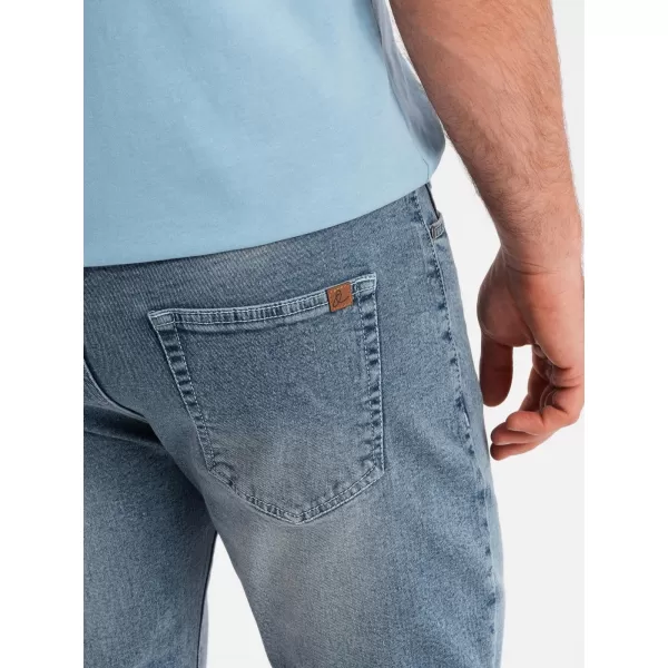  Pantaloni scurţi OMBRE OM-SRDS-0164 ALBASTRU DESCHIS 