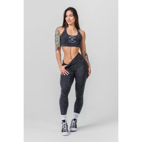 Sutien sport spalat cu suport mediu GOLDEN AGE 778 BLACK Nebbia 