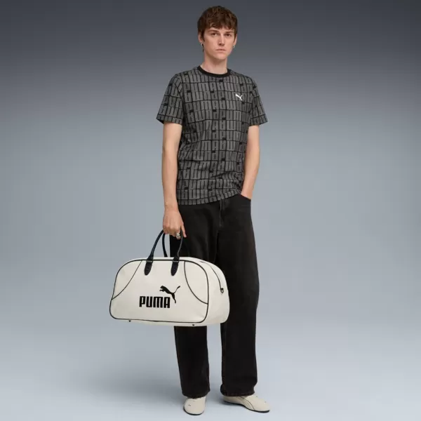  Tricou pentru bărbați PUMA ESS LOGO LAB AOP TEE 688185-01 NEGRU 