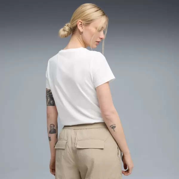  Cămaşă PUMA ESS METALLIC NO. 1 LOGO TEE 631536-52 ALB 