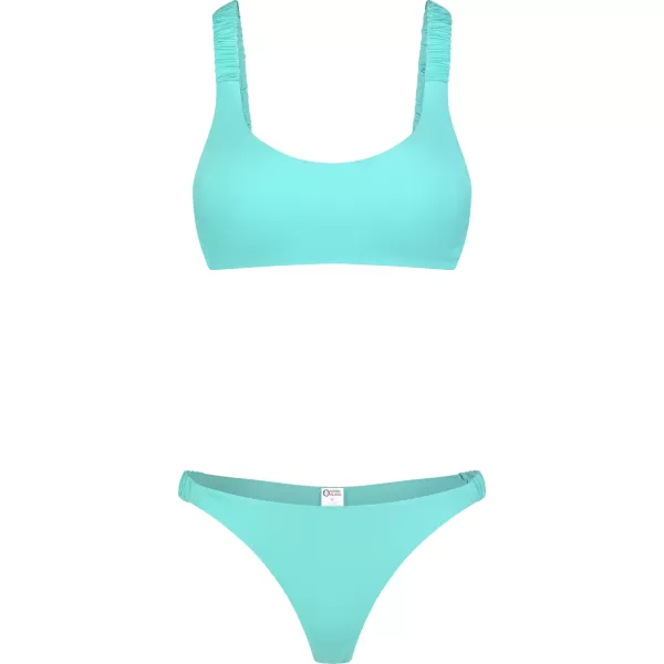  Bikini pentru femei - partea de sus NORDBLANC NBSSS8209 TURCOAZ 
