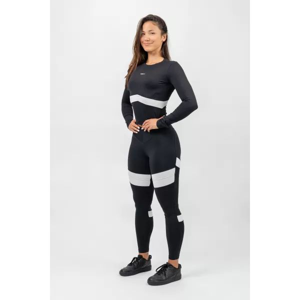  Top negru cu maneci lungi TRUE HERO 242 BLACK Nebbia 