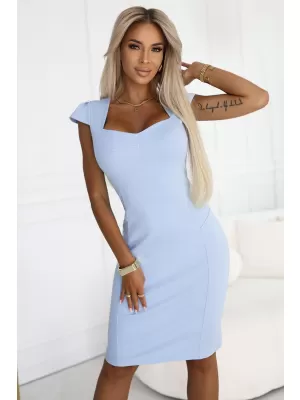 Rochie NUMOCO 318-8 ALBASTRU DESCHIS