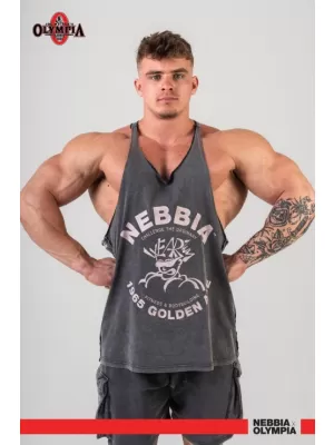 Lărgiș spate muscular spalat GOLDEN AGE 791 BLACK Nebbia