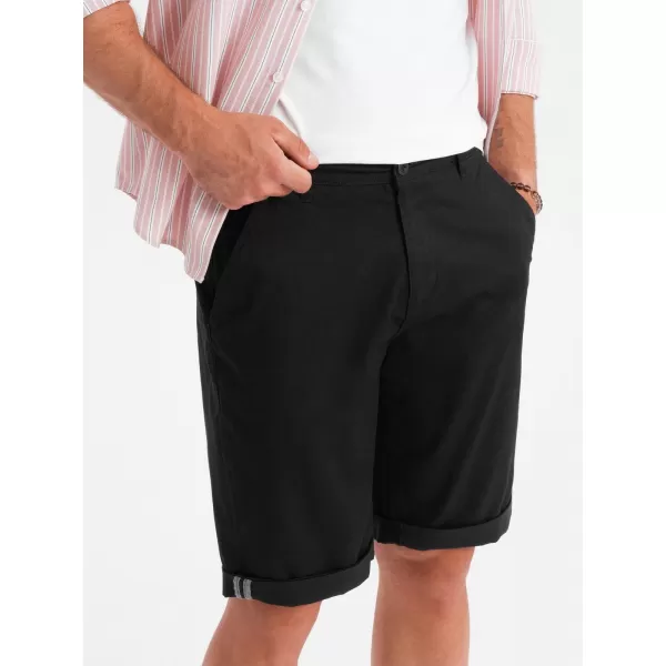  Pantaloni scurţi OMBRE OM-SRCS-0197 NEGRU 