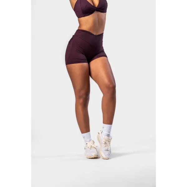  Pantaloni scurți modelați cu talie în formă de V STRONG BEAUTY 428 DARK RED Nebbia 