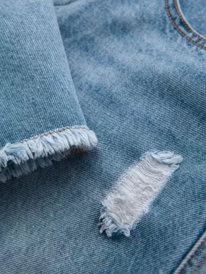 Pantaloni scurţi OMBRE OM-SRDS-0157 ALBASTRU DESCHIS