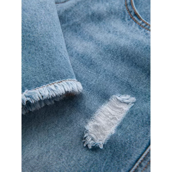  Pantaloni scurţi OMBRE OM-SRDS-0157 ALBASTRU DESCHIS 