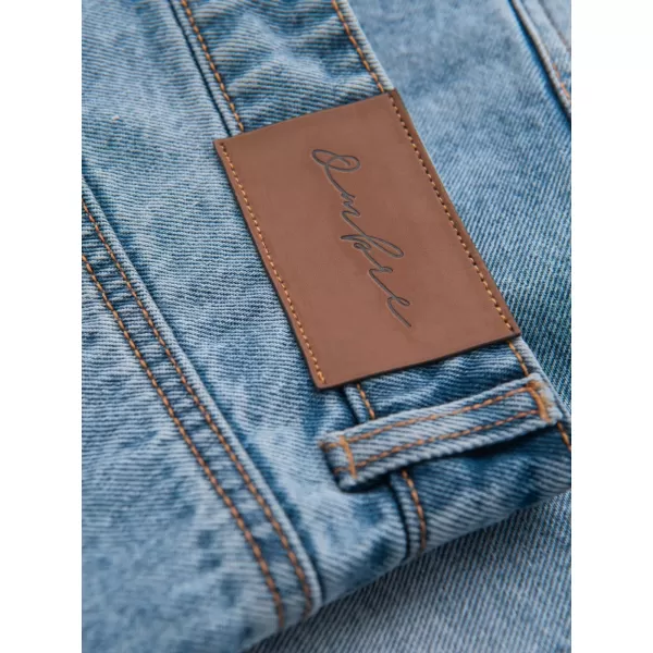 Pantaloni scurţi OMBRE OM-SRDS-0157 ALBASTRU DESCHIS 