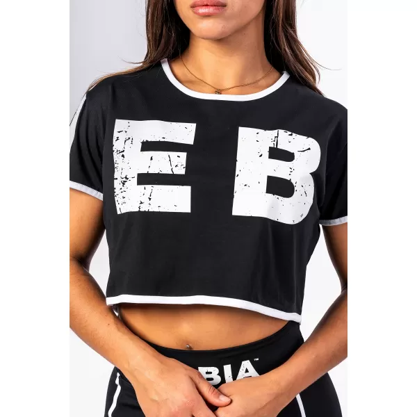 Tricou crop top GAME ON 610 BLACK Nebbia 