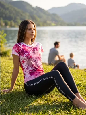 Tricou funcțional premium pentru femei ALTISPORT VOJ/ALW055TR01 ROZ