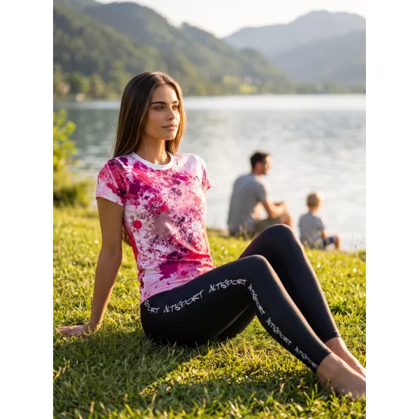  Tricou funcțional premium pentru femei ALTISPORT VOJ/ALW055TR01 ROZ 