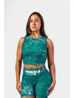 Crop top ROUGH GIRL 617 VERDE Nebbia