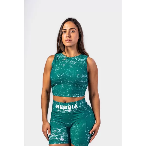  Crop top ROUGH GIRL 617 VERDE Nebbia 