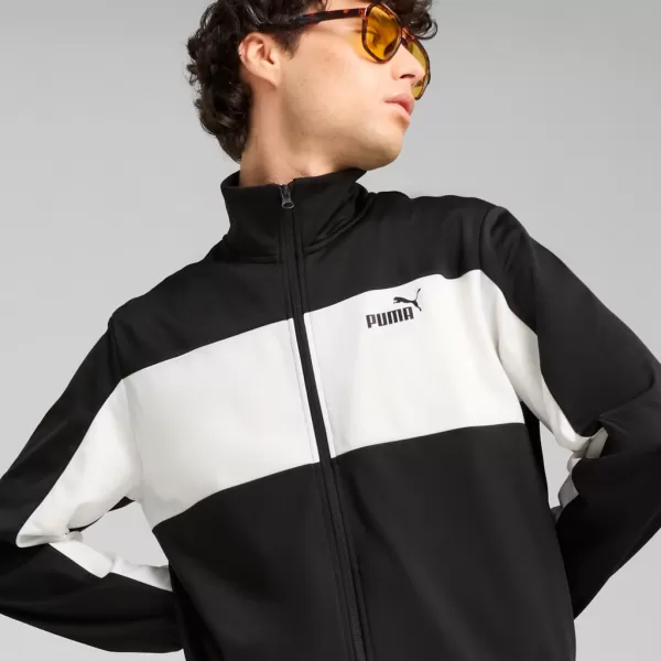  Set pentru bărbați PUMA POLY COLORBLOCK SUIT 687304-01 NEGRU 