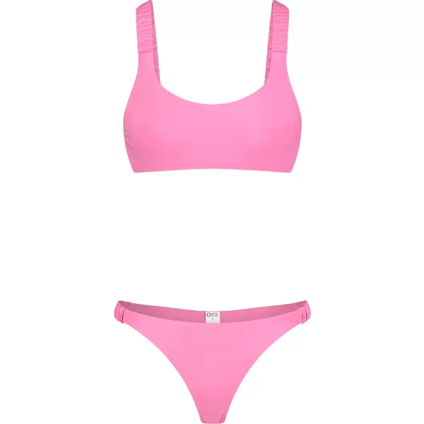  Bikini pentru femei - partea de sus NORDBLANC NBSSS8209 ROZ 