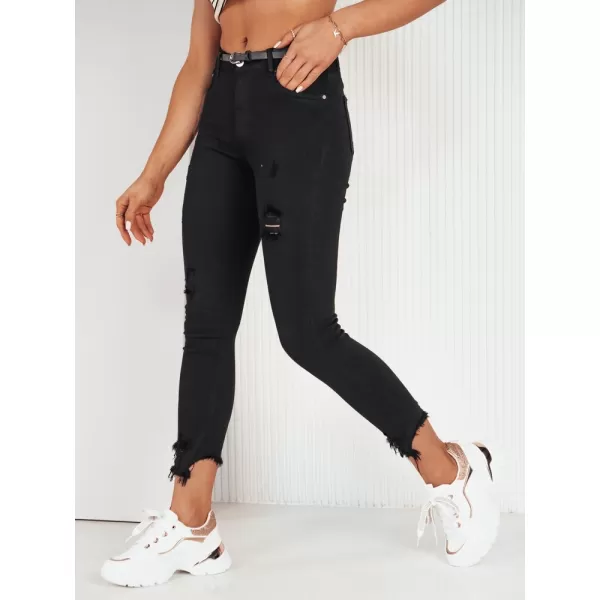  Pantalonii pentru doamne DSTREET FAROL UY1906 NEGRU 