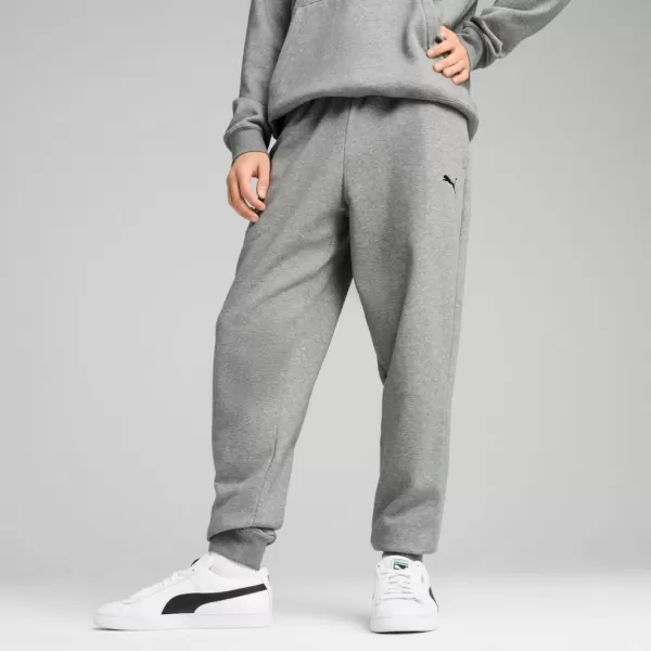  Piese pentru bărbați PUMA ESS SWEATPANTS FL CL 682614-03 GRI 