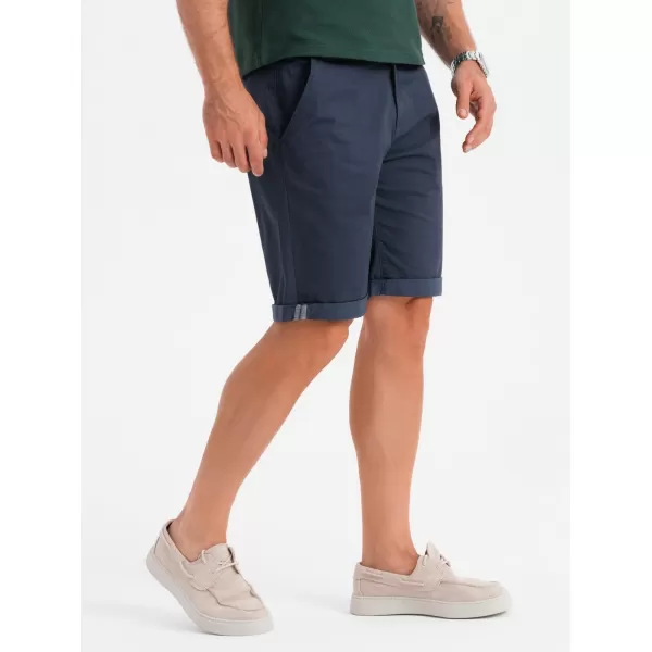  Pantaloni scurţi OMBRE OM-SRCS-0197 ALBASTRU MARIN 