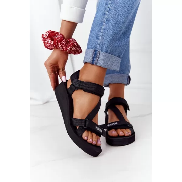  Sandale dama BIG STAR FF274A349 NEGRI Pantofi Big Star 