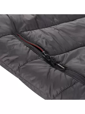 Jachetă reversibilă pentru bărbați ALPINE PRO EROM NEUTRU/PĂMÂNT