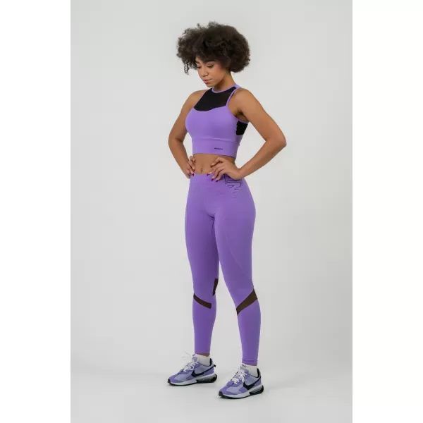  FIT Activewear jambiere cu talie înaltă 443 LILA Nebbia 