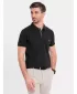 Tricou pentru bărbați OMBRE OM-POSS-0148 NEGRU
