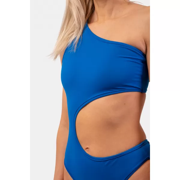  Monokini asimetric pe un umăr 459 BLUE Nebbia 