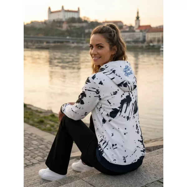  Premium cu hanorac funcțional pentru femei ALTISPORT VOJ/ALW036SL/MI01 ABSTRACTIZARE 