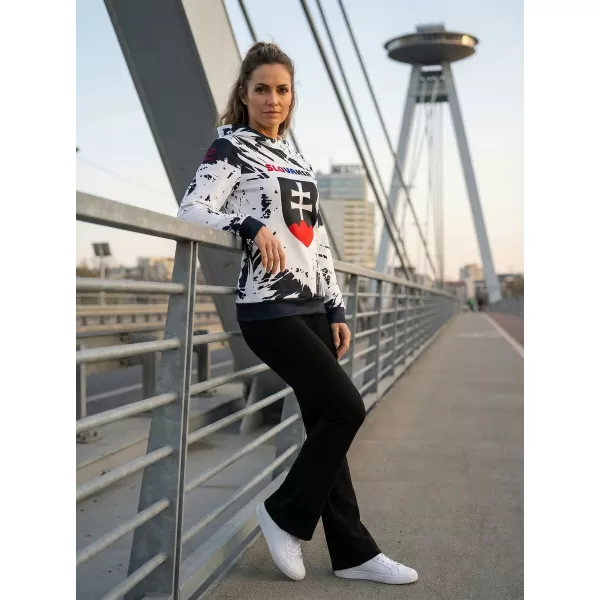  Premium cu hanorac funcțional pentru femei ALTISPORT VOJ/ALW036SL/MI01 ABSTRACTIZARE 