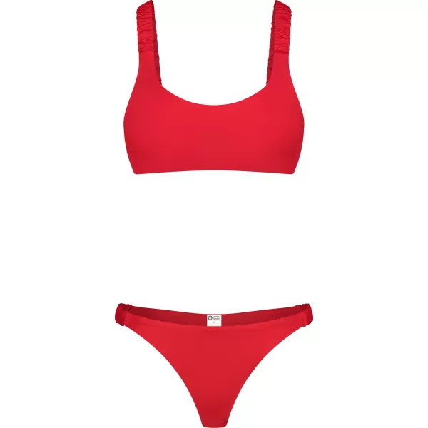  Bikini pentru femei - partea de sus NORDBLANC NBSSS8209 ROŞU 