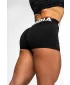 Pantaloni scurți fitness cu talie înaltă GLUTE PUMP 240 BLACK Nebbia