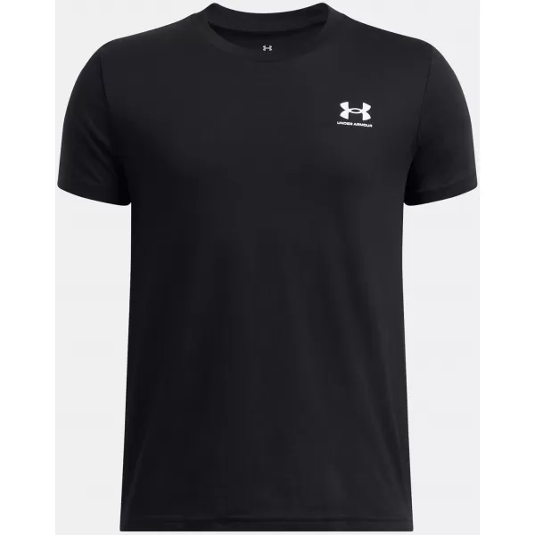  Tricou băieți UNDER ARMOUR B SPORTSTYLE LC SS 1389962-001 NEGRU 