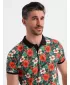 Tricou pentru bărbați OMBRE OM-POSS-0149 NEGRU