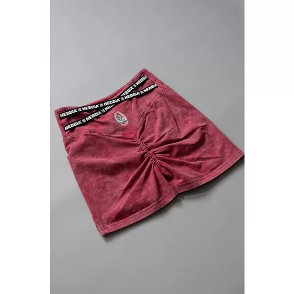  Pantaloni scurți spălați cu talie înaltă HERITAGE 780 RED Nebbia 