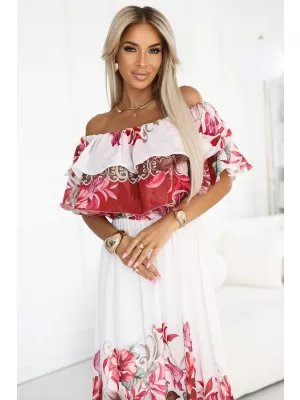 Rochie NUMOCO 545-4 PIERSICĂ