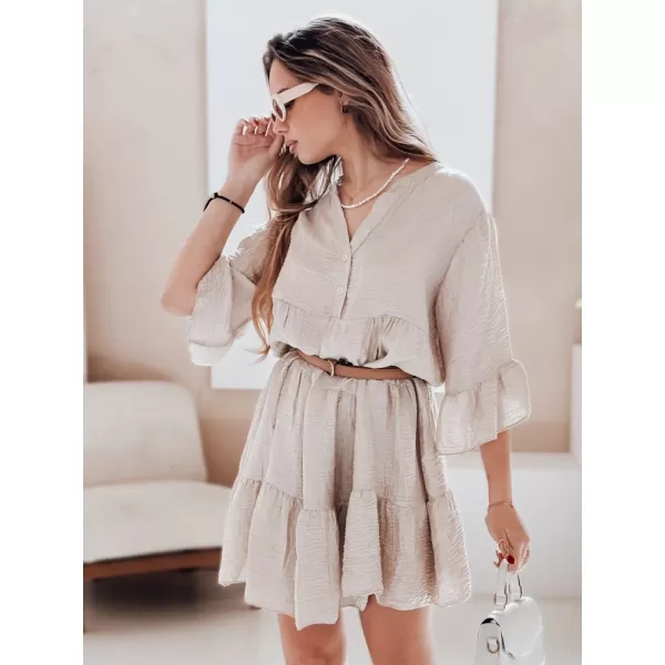  Rochie DSTREET LYVONNE EY2615 BEJ 