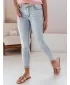 Pantalonii pentru doamne DSTREET MISSPEARL UY2709 ALBASTRU