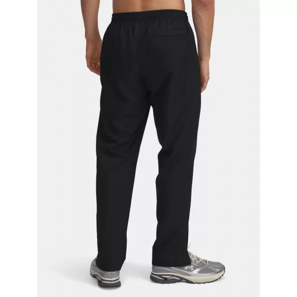  Pantaloni sport pentru bărbați UNDER ARMOUR RIVAL WVN WINDBREAKER PN 1390150-001 NEGRU 