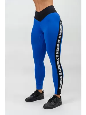 Jambiere cu talie înaltă ICONIC 209 BLUE Nebbia