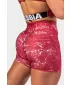 Pantaloni scurți HAMMIES 615 RED Nebbia cu talie înaltă de 5 inci