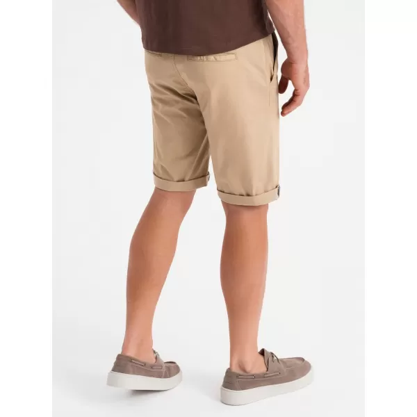  Pantaloni scurţi OMBRE OM-SRCS-0197 BEJ 