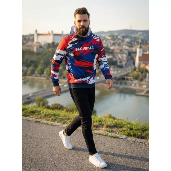 Premium cu hanorac funcțional pentru bărbați ALTISPORT VOJ/ALM036SL/MI01 SL 