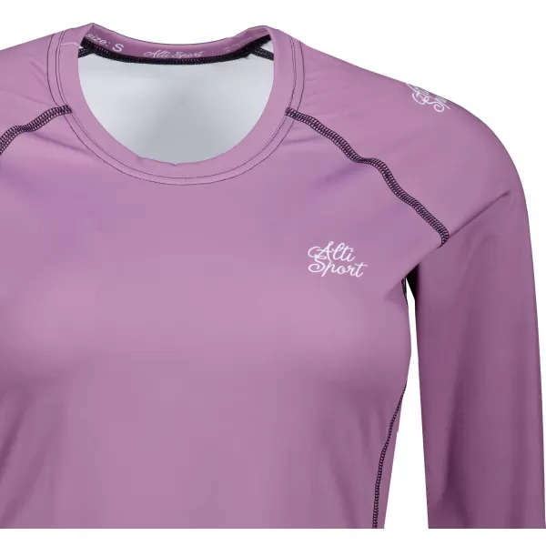  Tricou funcțional pentru femei cu mâneci lungi premium ALTISPORT VOJ/ALW109TR03 VIOLET 