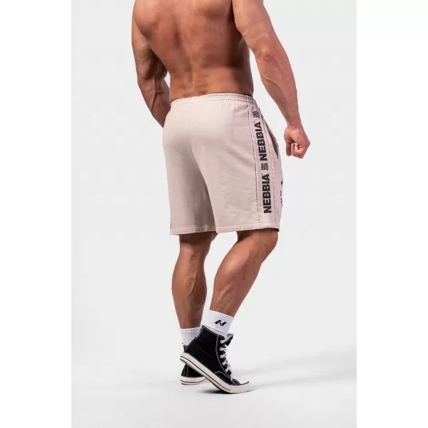  Pantaloni scurti de trening spalati LEGEND 786 LIGHT GREY Nebbia 