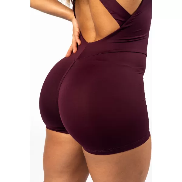  Salopeta de fitness modelanta STRONG BEAUTY 427 DARK RED Nebbia 