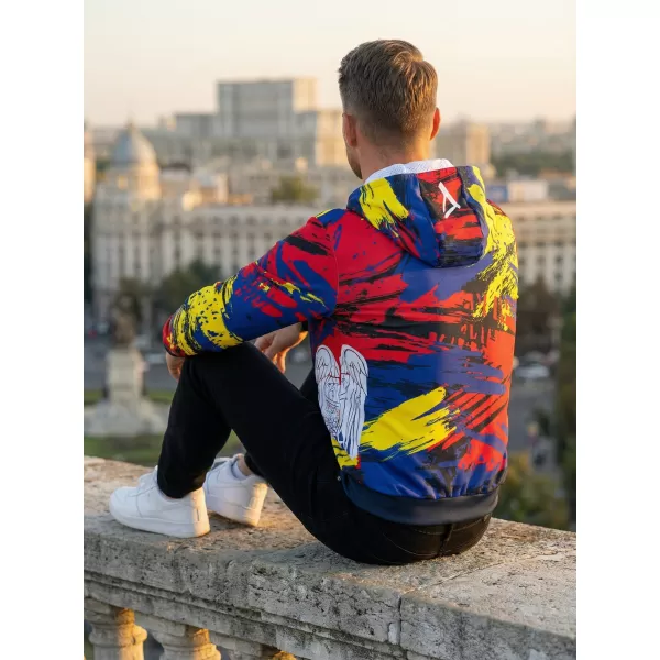  Premium cu hanorac funcțional pentru bărbați ALTISPORT VOJ/ALM036RO/MI01 ROL 