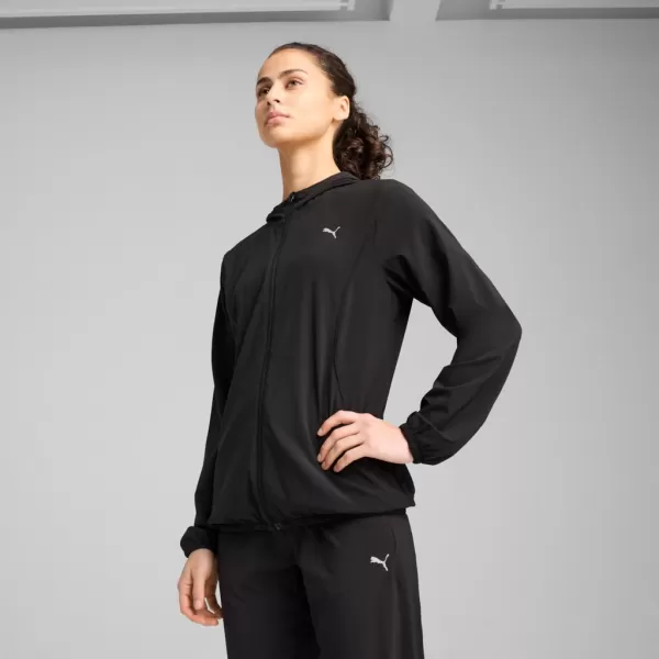  Geacă pentru doamne PUMA RUN VELOCITY WOVEN JACKET W 526584-01 NEGRU 