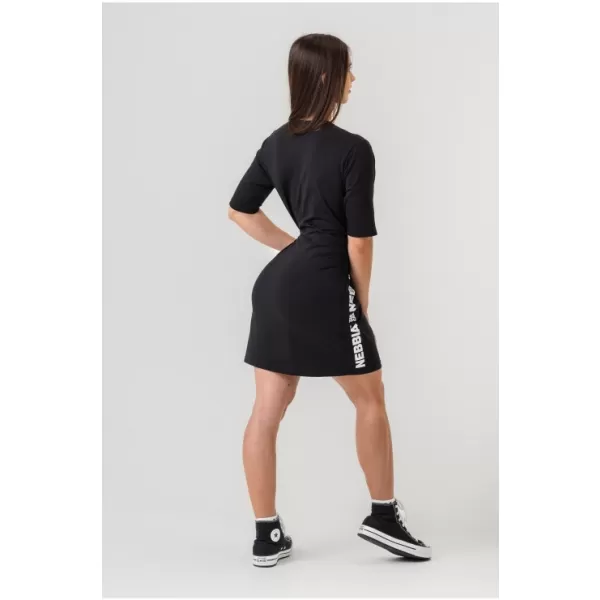  Rochie tricou oversize CLUB 594 BLACK Nebbia 